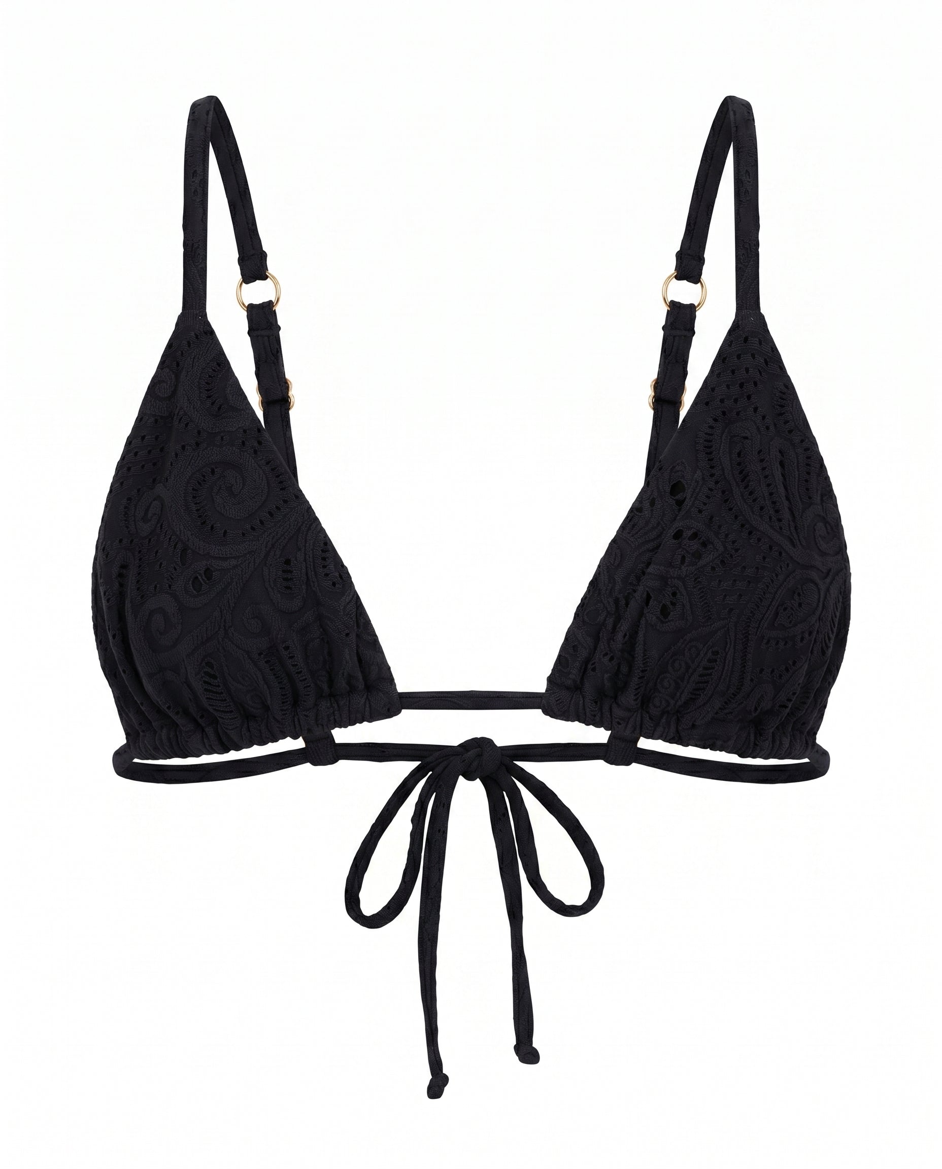 Capri ojalillo Top negro