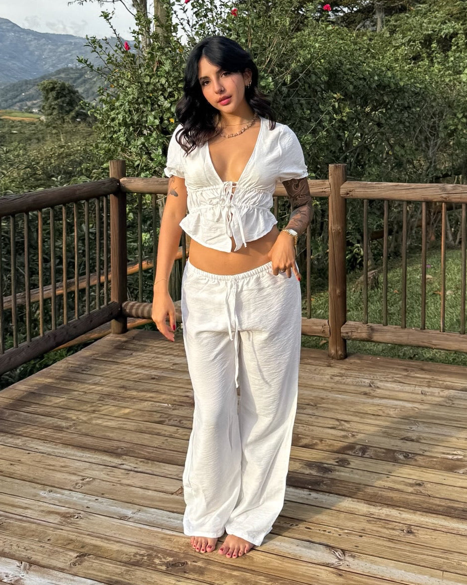 Pantalón Macarena Blanco