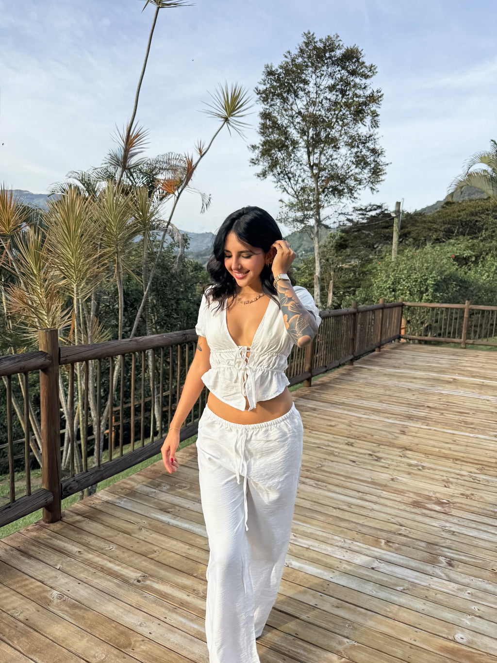 Blusa Macarena Blanco