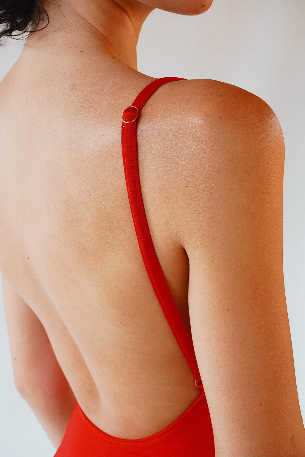 Vestido de baño Entero Coral rojo